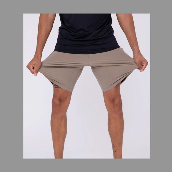 Mono b Men's Drawstring Shorts With Pockets - Picture 4 of 5